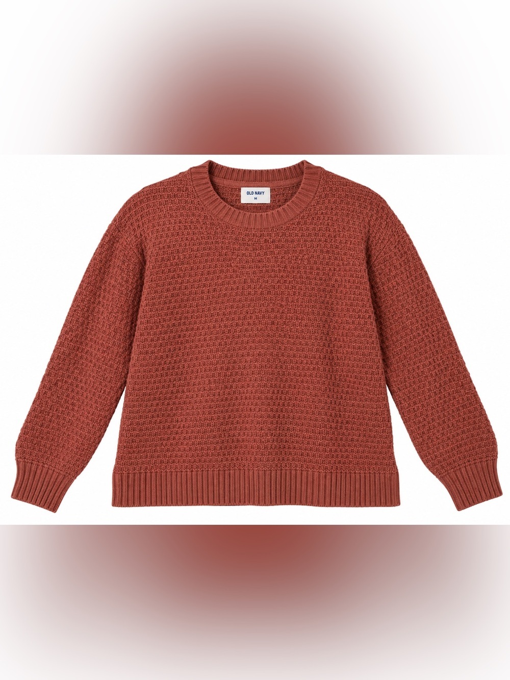Old Navy Women's Textured Sweater - Rust